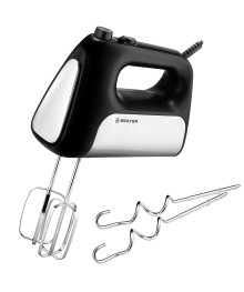 Миксер BRAYER 1303BR-BK, 500  Вт, корп.из нерж.стали, 5 режимов, 2 крюка, 2 венчика