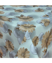 Клеенка GRACE STG345B  глянц. ткань с пвх покрытием,  лакированная обработка 330г/м2  1,37х20м