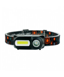 Фонарь Следопыт ST-FLG07 налобный (18650, 1LED COB + 1LED XPE, 280Lum, 5W)