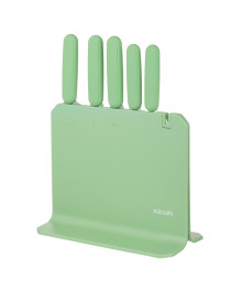 Набор ножей кухонных 6пр, Кайо на подставке