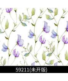 Пленка самоклеющаяся Grace 59211-45(8) цветы, повышенная плотность, 45см/8м