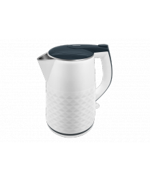 Чайник  Centek CT-0025 (White) металл 1.8л, 2000W, двойные стенки, кнопка вкл. на ручке