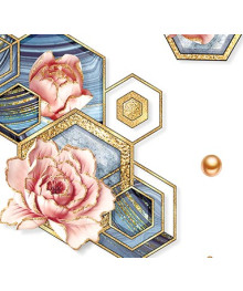 Клеенка GRACE STSA5786-2 глянцевая ткань с пвх покрытием обработ. аллюминием, 350г/м2 1,4мх20м