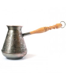 Кофеварка - турка медная Орнамент 0,6 лКофеварки оптом с доставкой по Дальнему Востоку. Большой каталог кофеварок оптом в Новосибирске.