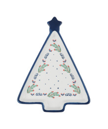 Нордик Блюдо в форме ёлки, 21х16х2,5см, керамика