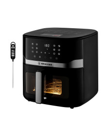 Аэрогриль BRAYER 2040BR, 2300 Вт,10 л, t. 200С, съемная решетка, таймер, LCD-дисплей, 12 программ