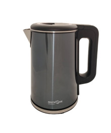 Чайник MAXTRONIC MAX-325A темно корич (2,2л, двойн стенки, бесшовная нерж колба, диск 1,8кВт) 16/уп