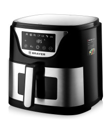 Аэрогриль BRAYER 2037BR,1500 Вт,5 л, t. 200С, съемная решетка, таймер, LCD-дисплей, 7 программ