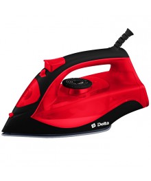 Утюг DELTA DL-756 черный с красн., 2200 Вт, керамика, антинакипь, самоочистка  (10)гов оптом с доставкой по Дальнему Востоку. Продажа гладильных досок оптом со склада в Новосибирске.