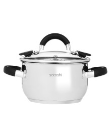 SATOSHI Арбон Кастрюля 16х9,5см, 1,8л, со стекл. крышкой, индукция