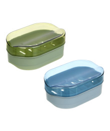 Мыльница, пластик, 13,5х9х5,5 см