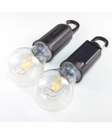 Фонарь Следопыт SL-FLK01 для кемпинга набор 2шт на солнечной батареи