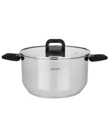 SATOSHI Манн Кастрюля 24х13,5см. 6,5л. со стекл. крышкой, индукция