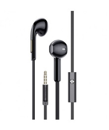 Наушники BOROFONE BM55 вкладыши с микрофоном, 1,2 метра,  черный (76/304)