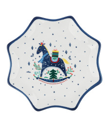 Нордик Блюдо в форме звезды, 20х20х2см, керамика