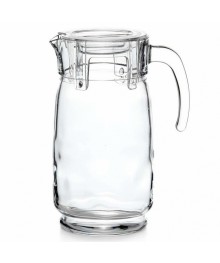 Кувшин АКВАТИК 43324B  с прозр.акрил.крыш.1650 мл (6)керамики в Новосибирске оптом большой ассортимент. Посуда фарфоровая в Новосибирскедля кухни оптом.