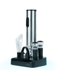 Штопор электрический Centek CT-7020 с набором аксессуаров / аэратор, вакуум пробка 2шт, нож д фольг