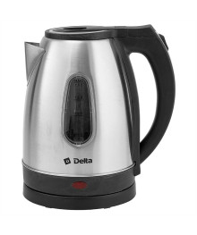Чайник DELTA DL-1114  нерж. с серым 1,8л, 1500 Вт(12)