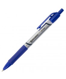 Ручка шариковая BRAUBERG Leader  грип синяя 0,7,автомат