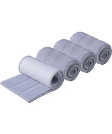 Насадки для швабры из микрофибры набор CLCM-04 32*12,5см ,4шт, светло-серый DEFENDER