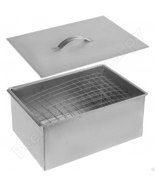 Коптильня 39х27х16см (0,6мм), 2-ярусная, в коробке, ROYALGRILLTМангал оптом со склада в Новосибирске. Большой каталог посуды для пикника оптом по низкой цене