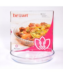 Форма для запекания  BRART круглая 2,95л ГРАНИ особопрочное стекло 45214 (Турция)Формы для выпечки оптом с доставкой. Купить формы для выпечки оптом с доставкой.
