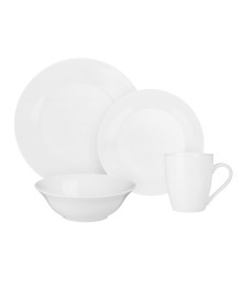 Набор посуды 16 предметов MILLIMI Сонет (тар26см*4, тар22см*4, салатн15см*4, кружка350мл*4), фарфор