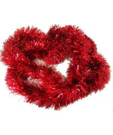 Мишура IRIT ING-010  (6 цветов) 6cm*2cm *2 слоягрушки оптом. Елочные игрушки оптом по низкой цене со склада в Новосибриске. Елочные игрушки оптом.