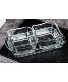 Салатник составной BAROQUE PD1279GCL (18/1) Иран