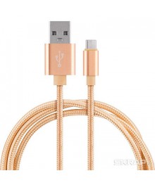 Кабель USB - TYPE C  Energy ET-28, цвет - золотойВостоку. Адаптер Rolsen оптом по низкой цене. Качественные адаптеры оптом со склада в Новосибирске.