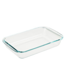 Форма для запекания жаропрочная прямоугольная, с ручками, стекло, 29,5х17,4х5см, 1,6л