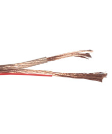 кабель акустический 2*4,0 мм2 прозрачн Нетко 100м (7*32*0.15мм, CCA, пластиковая катушка)