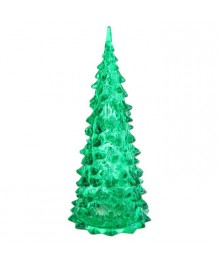 Игрушка световая "Елочка" (батарейки в комплекте) 17 см, 1 LED, RGB, ЗЕЛЁНАЯ  (1077292)грушки оптом. Елочные игрушки оптом по низкой цене со склада в Новосибриске. Елочные игрушки оптом.