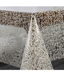 Клеенка Grace Лейс GLAM YL-10284A глянцевая ажурная 330г/м2 1,37х20м (+-3)