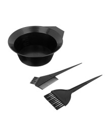 Набор для окрашивания волос ЮНИLOOK (миска 250мл, 2 кисти 20/19,5см) полимер