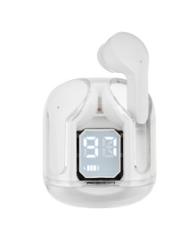 Наушники беспроводные BY TWS SnowPods внутриканальные, 30/150mAh, индикация уровня заряда, белый