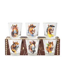 Набор стопок 6 предмета 50мл Крейзи лошадки 05с1250 (536828)