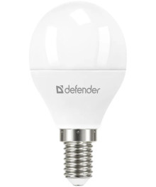 Эл. лампа светодиодная Defender LED-P45 -8W/865/E14 (шар, холодный дневной)уп.1шт