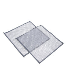Салфетки двухслойные металлизированные набор 2 шт., ПВХ, полиэстер, 20х20 см