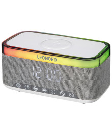 часы настольные  Leonord LE-1435 электронные с беспроводной зарядкой