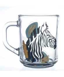 Кружка  стекло 200мл  Green tea Саванна  07с 1335 (8536) уп.20