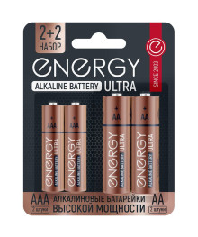 Бат LR6 Energy Ultra LR6+LR03/4BБатарейки оптом