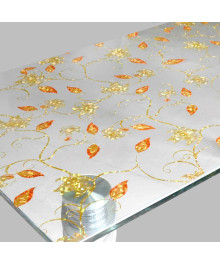 Клеенка GRACE силикон-прозрачная с рис. 0,8х20м 0,65 мм Laser LS-6605A-80