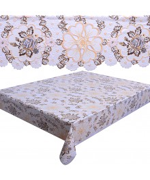 Клеенка Grace Лейс DM-10051А ажурная, 1,37х22м (+-3см)