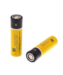 Акк литиевый Орбита 18650 - 20A (Li-ion, 20А-Высокотоковый, 2000mAh, под пайку, 3.7V) 2шт/уп