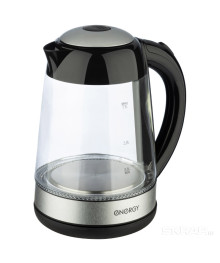 Чайник ENERGY E-251 (1.7л) стекло, пластик цвет черный