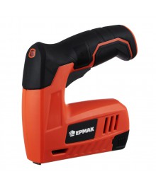 Степлер аккумуляторный ЕРМАК 3,6 В, Li-On,1,3А*ч, вмест.магазина 50 шт,скобы в комплекте тип 53м, плиткорезы оптом, пистолеты для монтажной пены, стеклорезы оптом в Новосибирске по низким ценам.