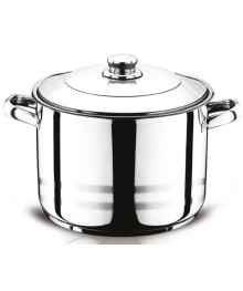 Arian Lion Кастрюля 6,5л (24х14см) с крышкой из нержавеющей стали 4TTCLK0624016 (8/1) (Турция)