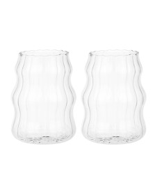 Набор бокалов 2шт 500 мл, стекло, волнистый