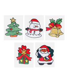 Наклейка на окно Новый Год 15x20 см, ПВХ